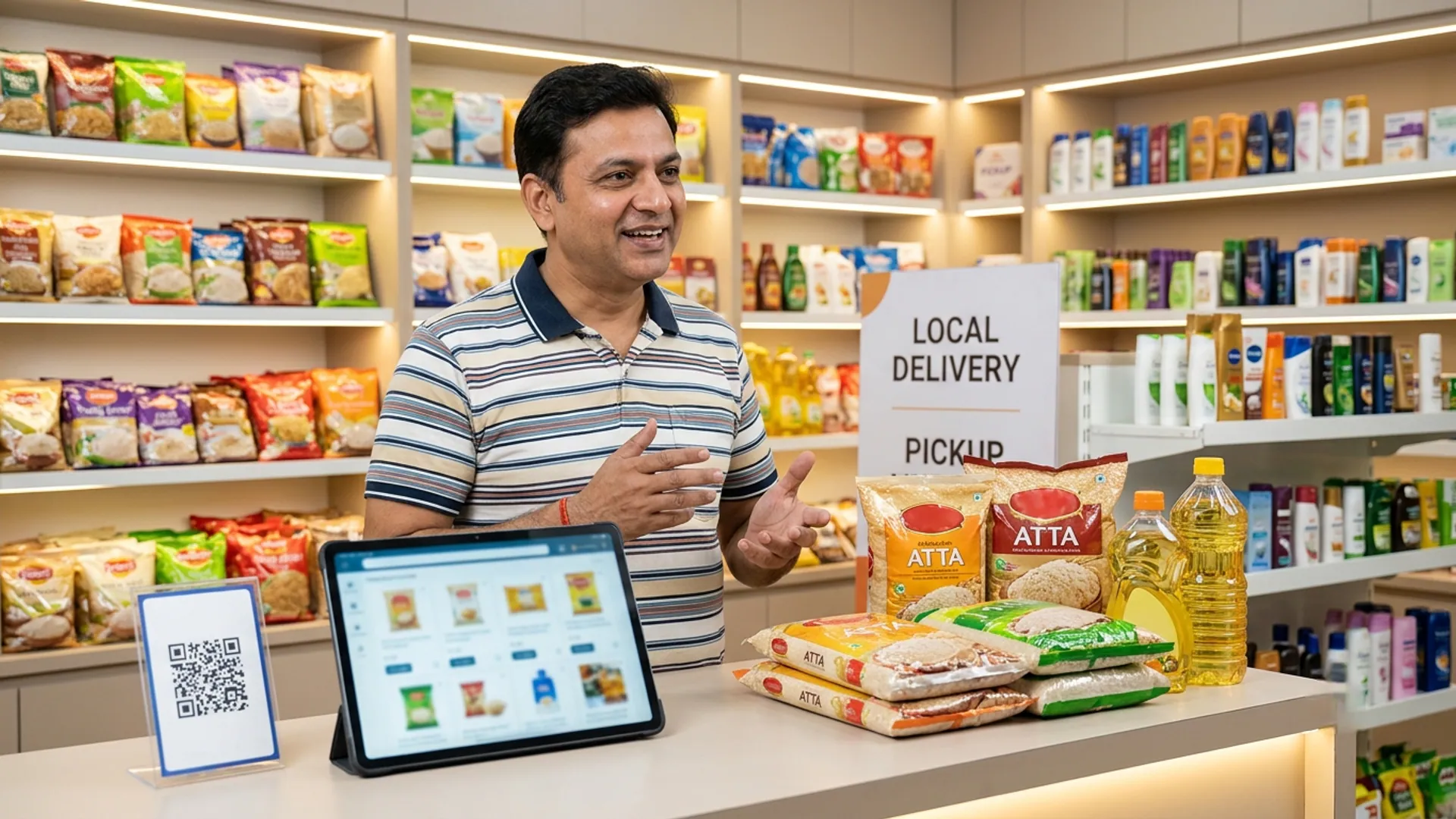 How much does it cost to take a local shop online in India?