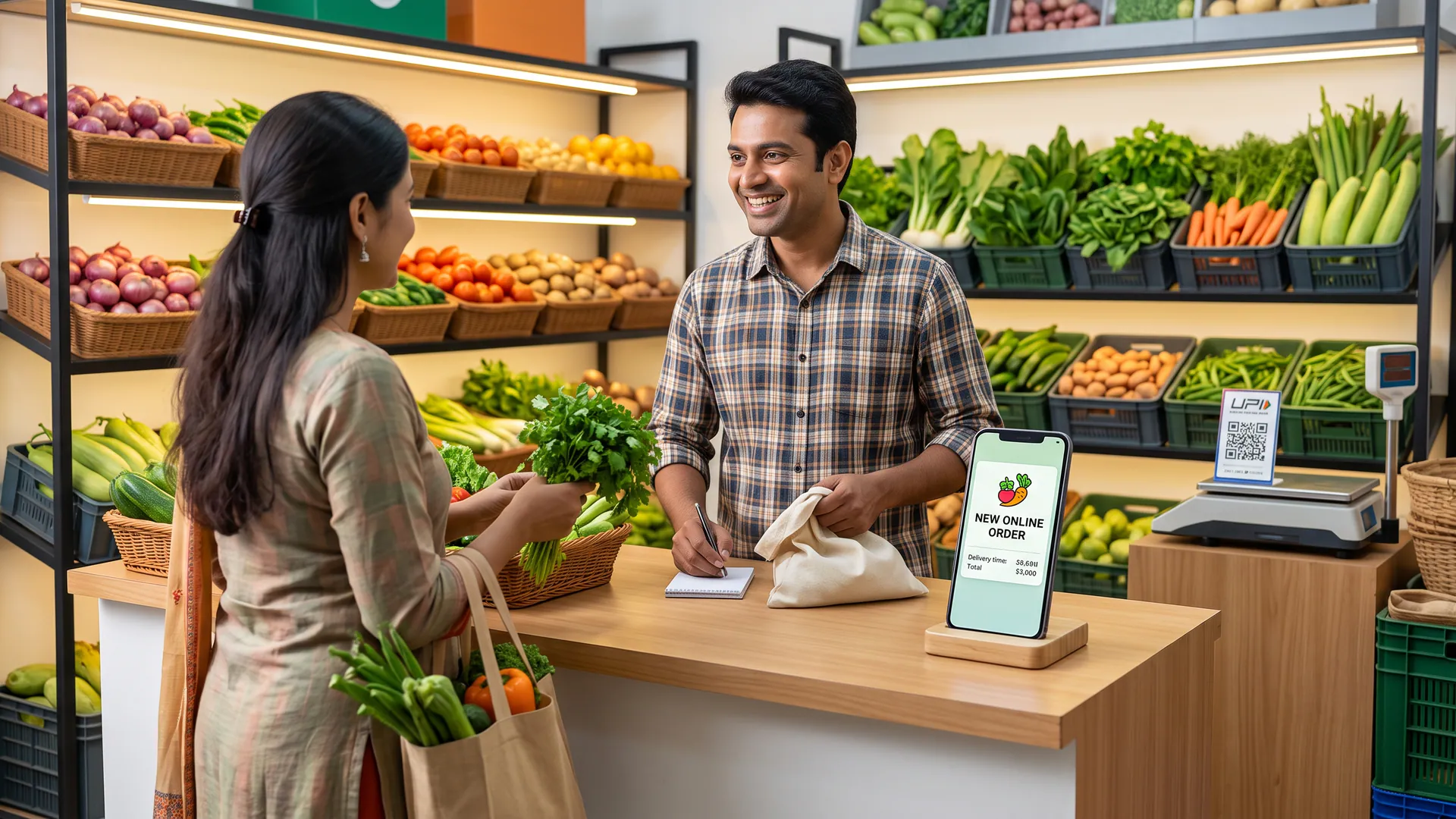 How to manage online orders and walk-in customers from one shop