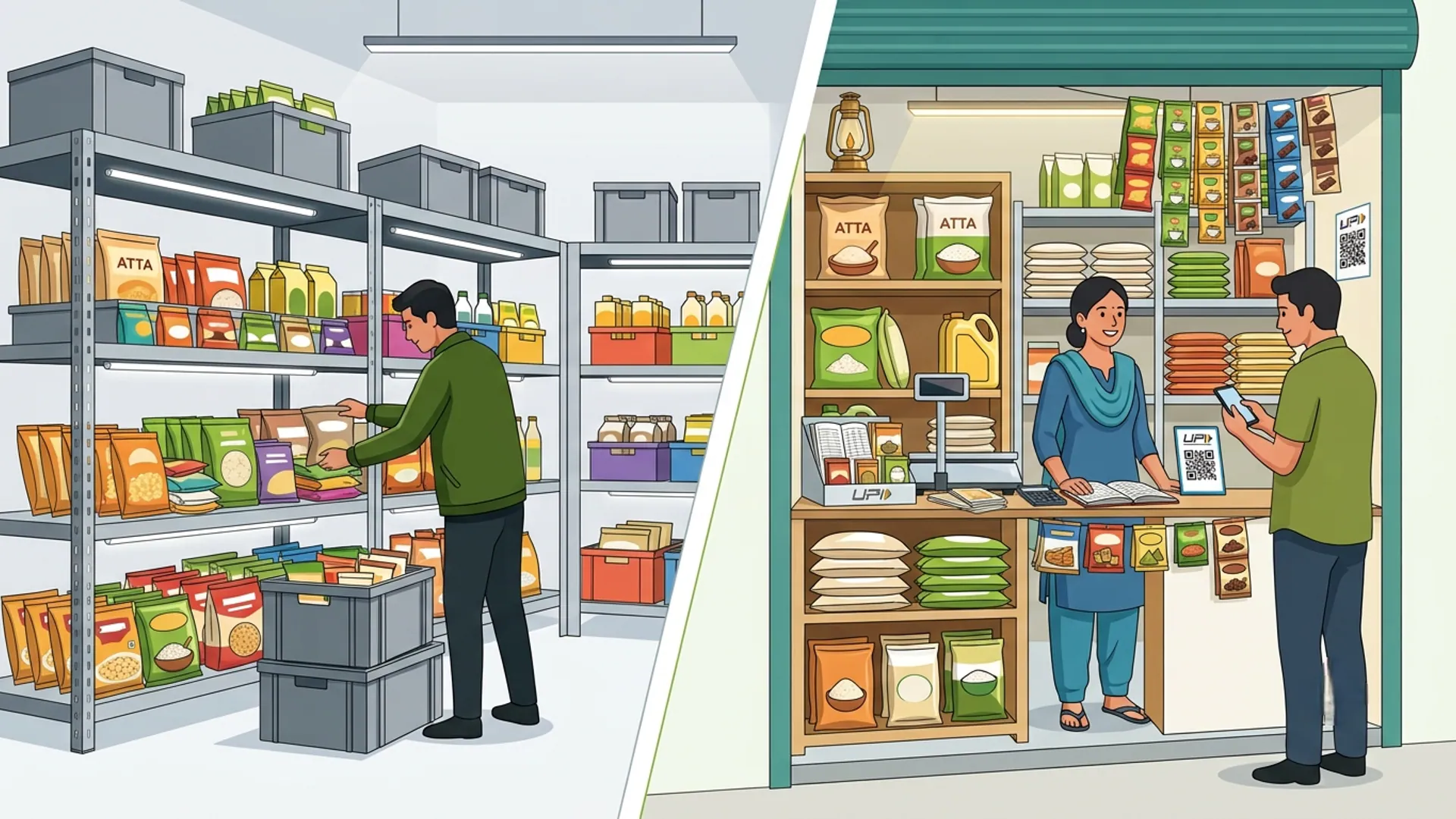 VoLoMart vs Blinkit for neighbourhood grocery orders